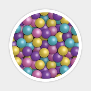 Sweets Candies Bubble Texture Pattern Magnet